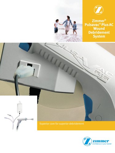 Zimmer&reg; Pulsavac&reg; PlusAC Wound Debridement System